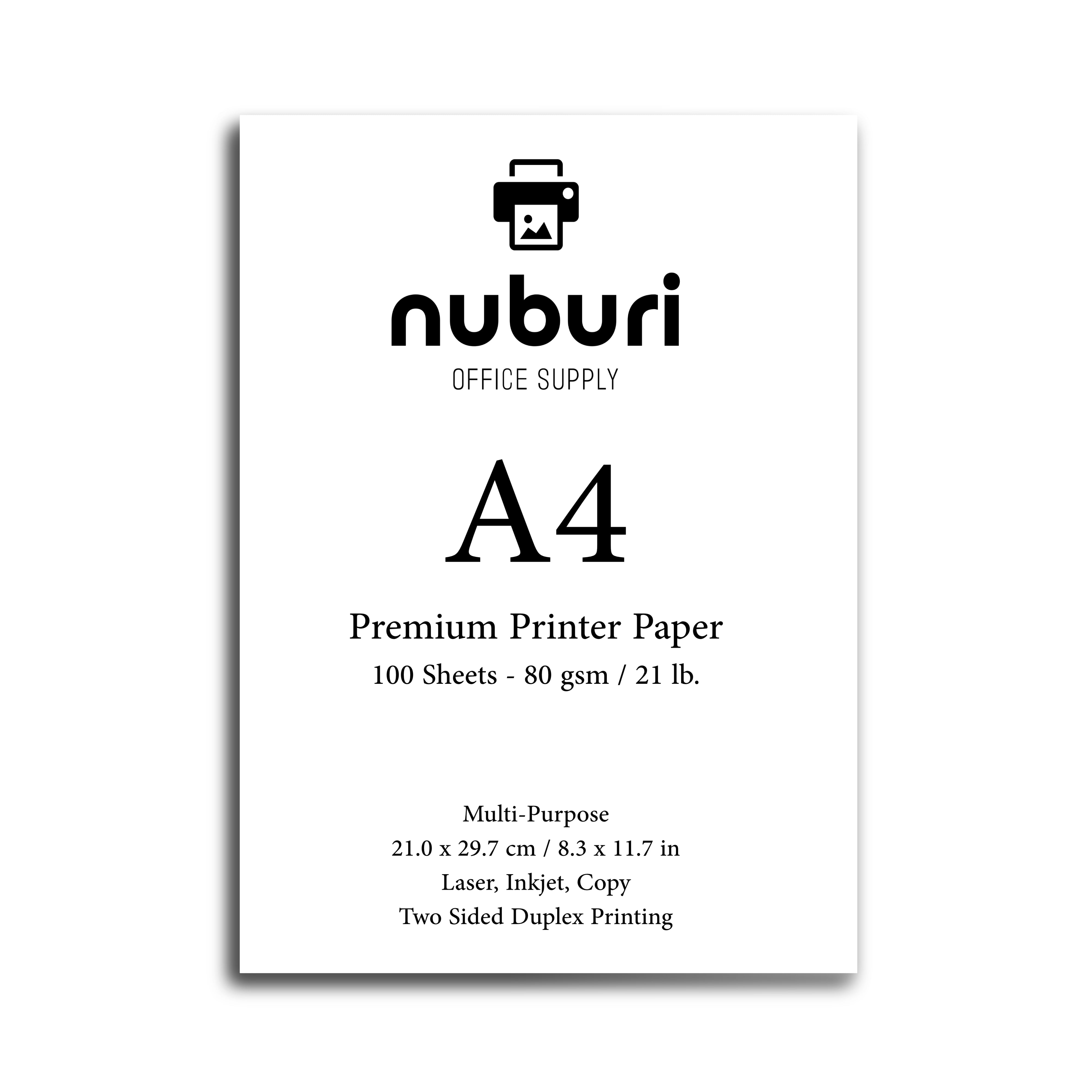 Noarlalf Printing Paper 80Gsm A4 Multifunctional Office Paper